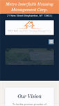 Mobile Screenshot of metrointerfaith.org